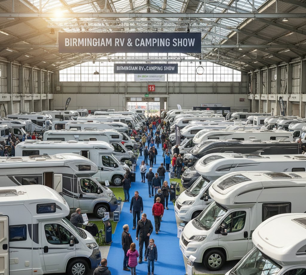 伯明翰房車展覽現場