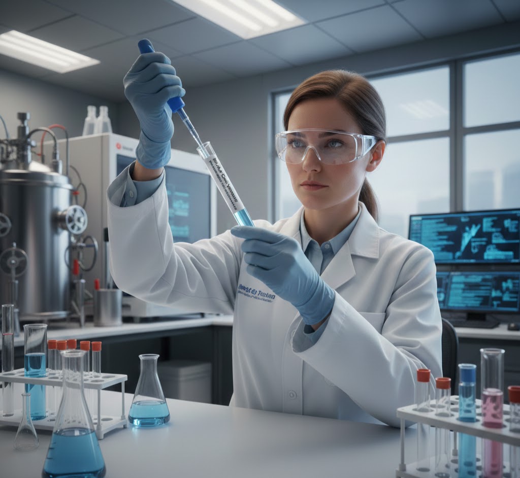 實驗室研發疫苗