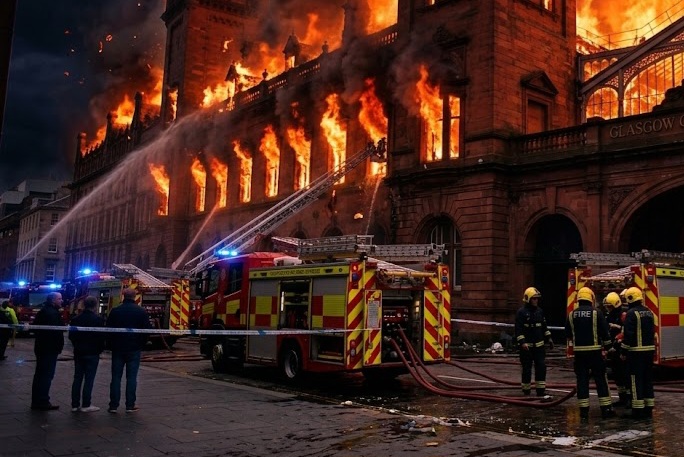 glasgow central fire 2026