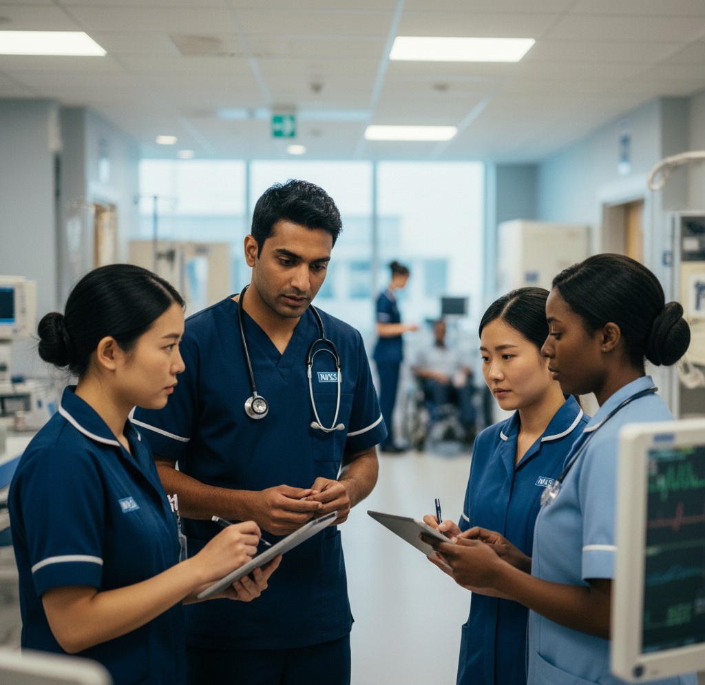 醫護人員在醫院