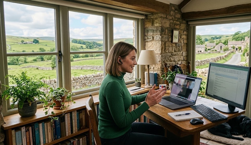 英國遠程工作生活方式