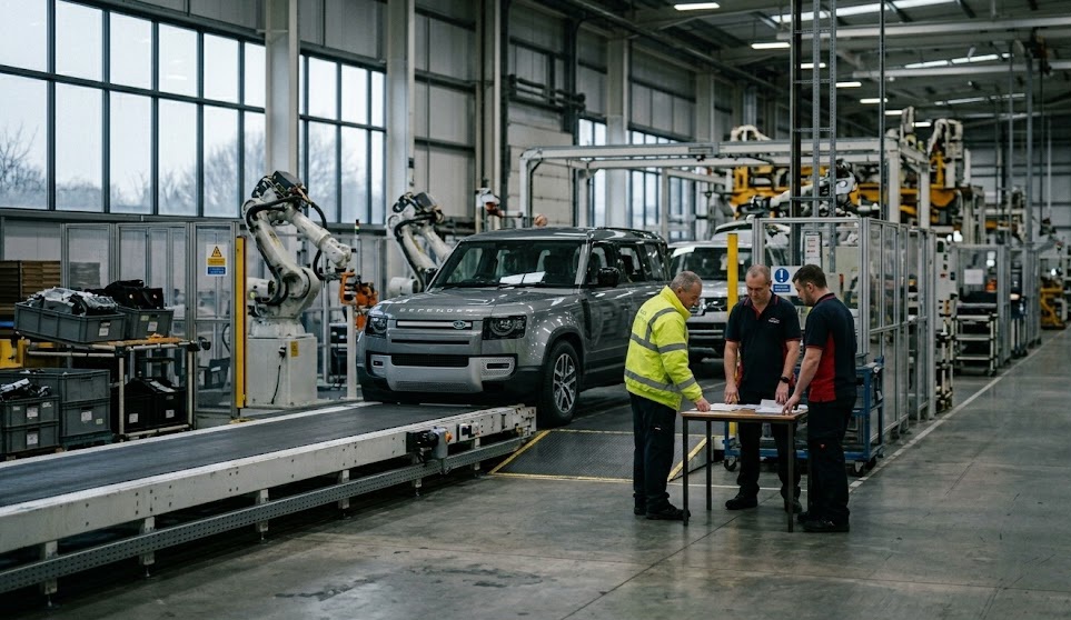 英國汽車生產線
