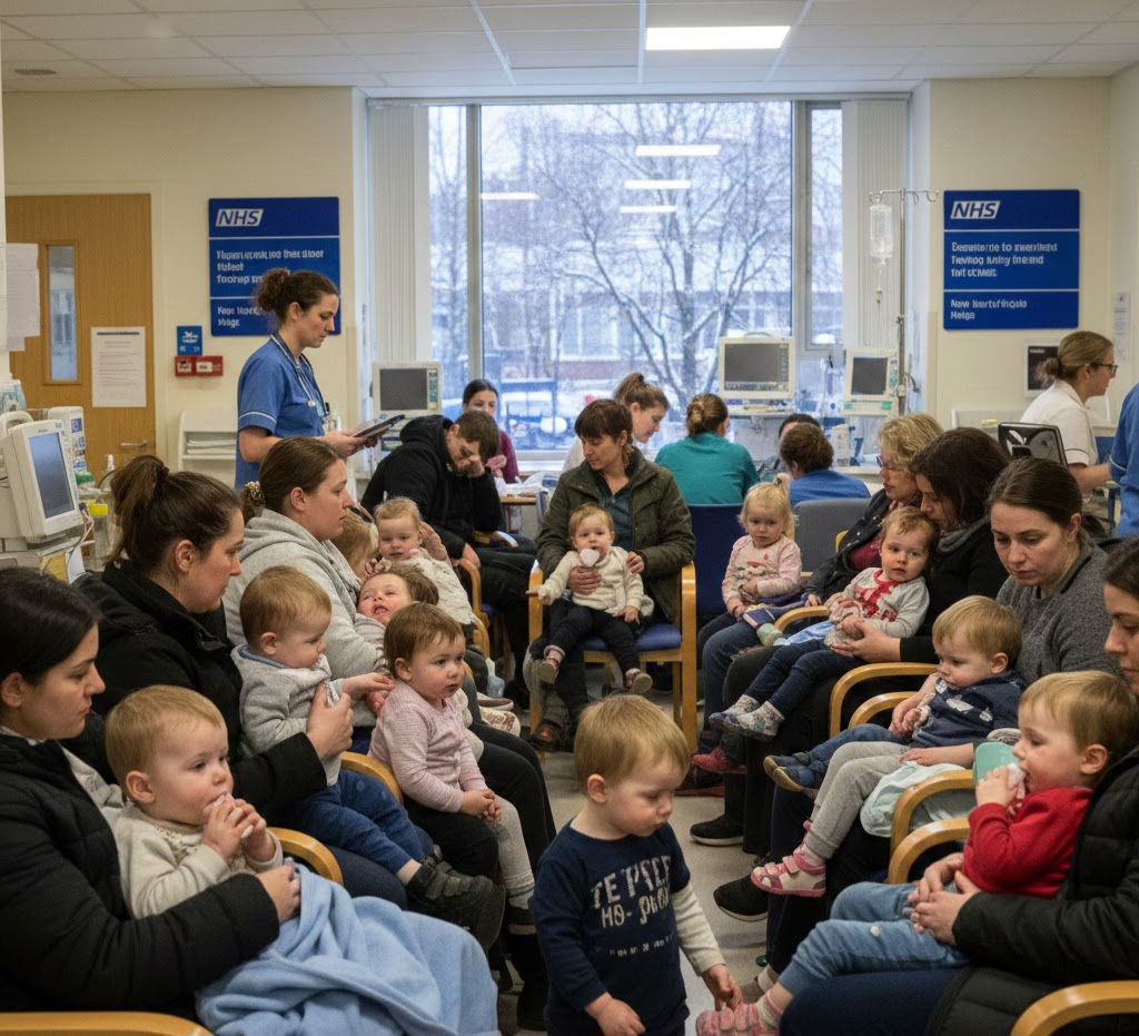 麻疹疫情與 NHS 壓力